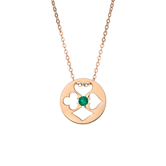 4SUITS_Stone_Pendant_Pink_Gold_Emerald